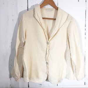 Bryn Walker • 100% Linen Lagenlook Button Down
